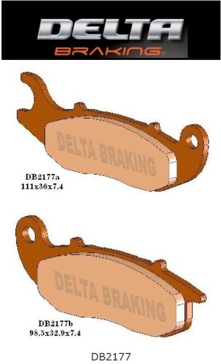 DELTA BRAKING KLOCKI HAMULCOWE KH465 HONDA CRF 230/250L, AJP PR7 PRZÓD - ZASTĘPUJĄ DB2177MX-D ORAZ DB2177QD-D DELTA BRAKING KLOCKI HAMULCOWE KH465 HONDA CRF 230/250L, AJP PR7 PRZÓD - ZASTĘPUJĄ DB2177MX-D ORAZ DB2177QD-D