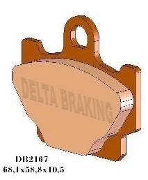 DELTA BRAKING KLOCKI HAMULCOWE KH81 - ZASTĘPUJĄ DB2167MX-D I DB2167QD-D DELTA BRAKING KLOCKI HAMULCOWE KH81 - ZASTĘPUJĄ DB2167MX-D I DB2167QD-D