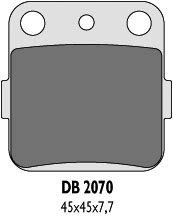 DELTA BRAKING KLOCKI HAMULCOWE KH84 - ZASTĘPUJĄ DB2070MX-D ORAZ DB2070QD-D
