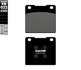 GALFER KLOCKI HAMULCOWE KH036 PÓŁMETALICZNE