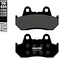 GALFER KLOCKI HAMULCOWE KH069 PÓŁMETALICZNE (SCOOTER)
