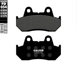 GALFER KLOCKI HAMULCOWE KH069 PÓŁMETALICZNE