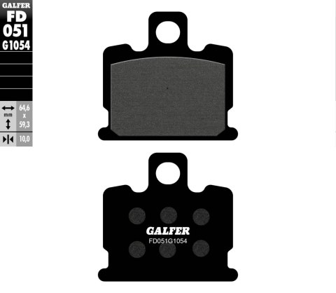 GALFER KLOCKI HAMULCOWE KH070 PÓŁMETALICZNE GALFER KLOCKI HAMULCOWE KH070 PÓŁMETALICZNE