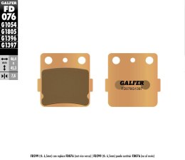 GALFER KLOCKI HAMULCOWE KH084 SPIEK METALICZNY (ZŁOTE) ATV
