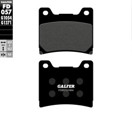 GALFER KLOCKI HAMULCOWE KH088 PÓŁMETALICZNE