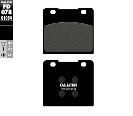 GALFER KLOCKI HAMULCOWE KH103 PÓŁMETALICZNE
