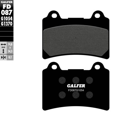 GALFER KLOCKI HAMULCOWE KH123 PÓŁMETALICZNE GALFER KLOCKI HAMULCOWE KH123 PÓŁMETALICZNE