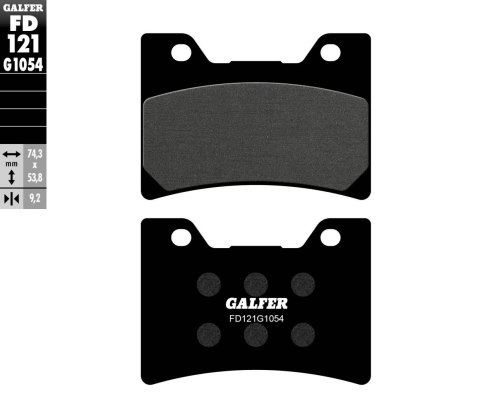 GALFER KLOCKI HAMULCOWE KH160 PÓŁMETALICZNE GALFER KLOCKI HAMULCOWE KH160 PÓŁMETALICZNE