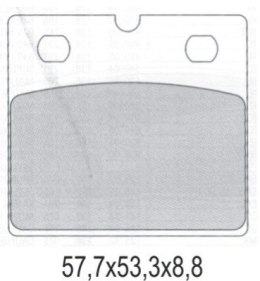 GALFER KLOCKI HAMULCOWE KH171 PÓŁMETALICZNE (OFERTA SPECJALNA) WYPRZEDAŻ