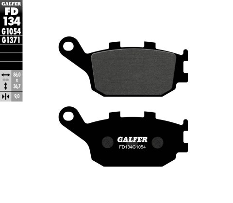 GALFER KLOCKI HAMULCOWE KH174 PÓŁMETALICZNE GALFER KLOCKI HAMULCOWE KH174 PÓŁMETALICZNE