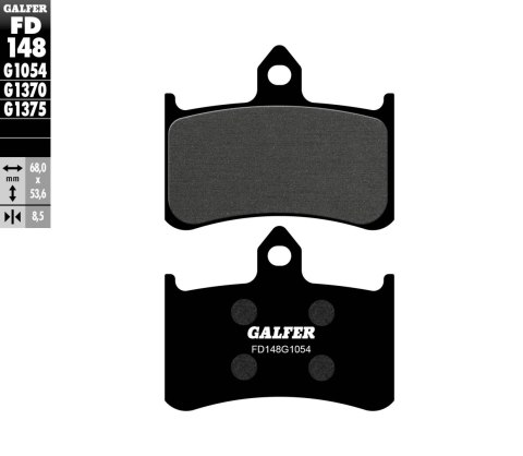 GALFER KLOCKI HAMULCOWE KH187 PÓŁMETALICZNE GALFER KLOCKI HAMULCOWE KH187 PÓŁMETALICZNE