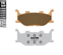 GALFER KLOCKI HAMULCOWE KH199 SPIEK METALICZNY (ZŁOTE) SPORT
