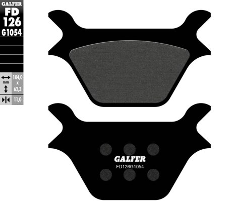 GALFER KLOCKI HAMULCOWE KH200 PÓŁMETALICZNE HARLEY DAVIDSON GALFER KLOCKI HAMULCOWE KH200 PÓŁMETALICZNE HARLEY DAVIDSON