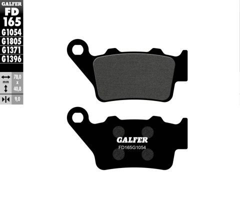 GALFER KLOCKI HAMULCOWE KH208 / KH213 PÓŁMETALICZNE GALFER KLOCKI HAMULCOWE KH208 / KH213 PÓŁMETALICZNE