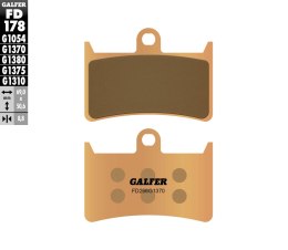 GALFER KLOCKI HAMULCOWE KH252 / KH380 SPIEK METALICZNY (ZŁOTE) STREET