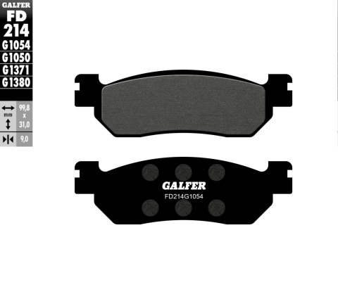 GALFER KLOCKI HAMULCOWE KH275 PÓŁMETALICZNE GALFER KLOCKI HAMULCOWE KH275 PÓŁMETALICZNE