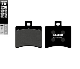 GALFER KLOCKI HAMULCOWE KH298 PÓŁMETALICZNE