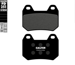 GALFER KLOCKI HAMULCOWE KH304 PÓŁMETALICZNE BMW K 1200 LT (97-09) TYŁ
