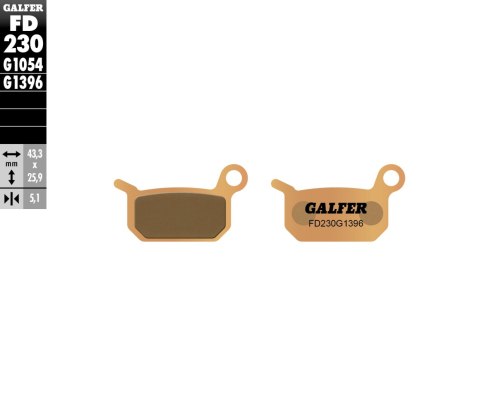 GALFER KLOCKI HAMULCOWE KH325 SPIEK METALICZNY (ZŁOTE) OFF ROAD KTM SX50/65 TYŁ GALFER KLOCKI HAMULCOWE KH325 SPIEK METALICZNY (ZŁOTE) OFF ROAD KTM SX50/65 TYŁ