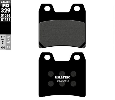 GALFER KLOCKI HAMULCOWE KH348 PÓŁMETALICZNE YAMAHA TYŁ (FZS 1000 '01-'05, XJR 1300 '01-'15) GALFER KLOCKI HAMULCOWE KH348 PÓŁMETALICZNE YAMAHA TYŁ (FZS 1000 '01-'05, XJR 1300 '01-'15)