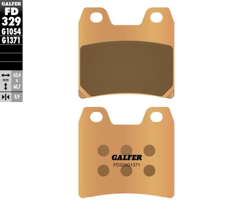 GALFER KLOCKI HAMULCOWE KH348 SPIEK METALICZNY (ZŁOTE) STREET YAMAHA TYŁ GALFER KLOCKI HAMULCOWE KH348 SPIEK METALICZNY (ZŁOTE) STREET YAMAHA TYŁ
