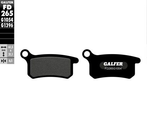 GALFER KLOCKI HAMULCOWE KH357 PÓŁMETALICZNE GALFER KLOCKI HAMULCOWE KH357 PÓŁMETALICZNE