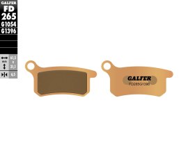 GALFER KLOCKI HAMULCOWE KH357 SPIEK METALICZNY (ZŁOTE) OFF ROAD, KTM SX65 '02- , SX85 '03-'11
