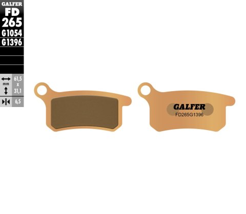 GALFER KLOCKI HAMULCOWE KH357 SPIEK METALICZNY (ZŁOTE) OFF ROAD, KTM SX65 '02- , SX85 '03-'11 GALFER KLOCKI HAMULCOWE KH357 SPIEK METALICZNY (ZŁOTE) OFF ROAD, KTM SX65 '02- , SX85 '03-'11