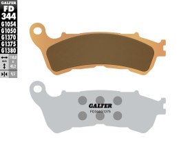 GALFER KLOCKI HAMULCOWE KH388 SPIEK METALICZNY (ZŁOTE) SPORT, PRZÓD HONDA CBF/CB/DN-01/GL 1800/NC 700/XL 1000V/XL 700V/VFR 800, 