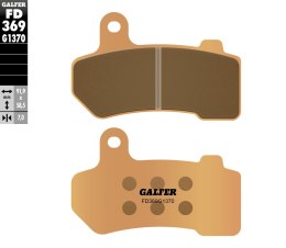 GALFER KLOCKI HAMULCOWE KH409 SPIEK METALICZNY (ZŁOTE) STREET HARLEY DAVIDSON