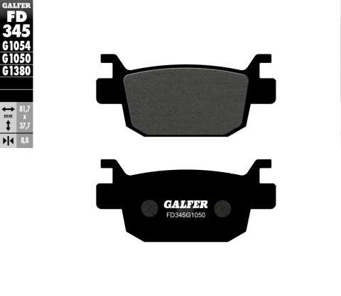 GALFER KLOCKI HAMULCOWE KH415 PÓŁMETALICZNE SKUTER GALFER KLOCKI HAMULCOWE KH415 PÓŁMETALICZNE SKUTER