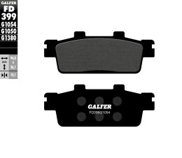 GALFER KLOCKI HAMULCOWE KH427 PÓŁMETALICZNE