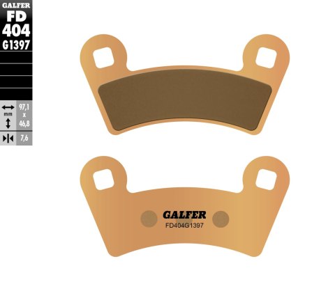 GALFER KLOCKI HAMULCOWE KH456 SPIEK METALICZNY (ZŁOTE) ATV POLARIS PRZÓD GALFER KLOCKI HAMULCOWE KH456 SPIEK METALICZNY (ZŁOTE) ATV POLARIS PRZÓD
