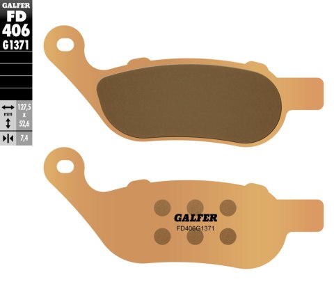 GALFER KLOCKI HAMULCOWE KH458 SPIEK METALICZNY (ZŁOTE) STREET HARLEY DAVIDSON GALFER KLOCKI HAMULCOWE KH458 SPIEK METALICZNY (ZŁOTE) STREET HARLEY DAVIDSON