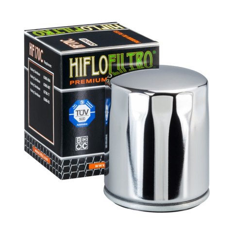 HIFLO FILTR OLEJU HF 170 HARLEY-DAVIDSON (CHROMOWANY) (50) HIFLO FILTR OLEJU HF 170 HARLEY-DAVIDSON (CHROMOWANY) (50)