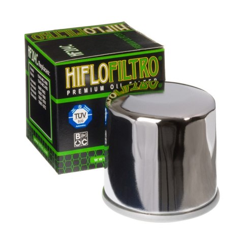 HIFLO FILTR OLEJU HF 204 HONDA/ KAWASAKI/ YAMAHA CHROM (50) HIFLO FILTR OLEJU HF 204 HONDA/ KAWASAKI/ YAMAHA CHROM (50)