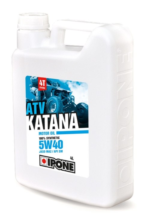 IPONE KATANA ATV 5W40 OLEJ SILNIKOWY 100% SYNTETYK 4L (ESTER, MA2) (AKC) (6) IPONE KATANA ATV 5W40 OLEJ SILNIKOWY 100% SYNTETYK 4L (ESTER, MA2) (AKC) (6)