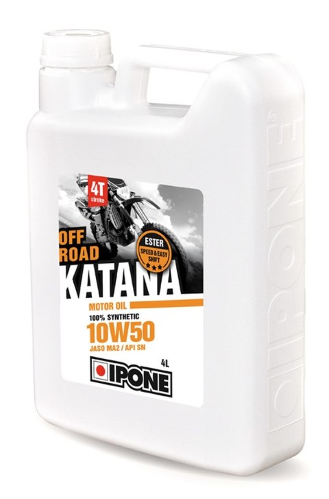 IPONE KATANA OFF ROAD 10W50 OLEJ SILNIKOWY 100% SYNTETYK 4L (ESTER, MA2) (AKC) (6) IPONE KATANA OFF ROAD 10W50 OLEJ SILNIKOWY 100% SYNTETYK 4L (ESTER, MA2) (AKC) (6)