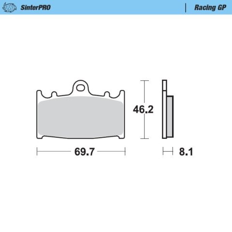 MOTO-MASTER KLOCKI HAMULCOWE KH158 SINTER METAL RACING: 12 (SINTERPRO SERIES RACING GP) DO ZACISKU 4-TŁOCZKOWEGO MOTO-MASTER SM MOTO-MASTER KLOCKI HAMULCOWE KH158 SINTER METAL RACING: 12 (SINTERPRO SERIES RACING GP) DO ZACISKU 4-TŁOCZKOWEGO MOTO-MASTER SM