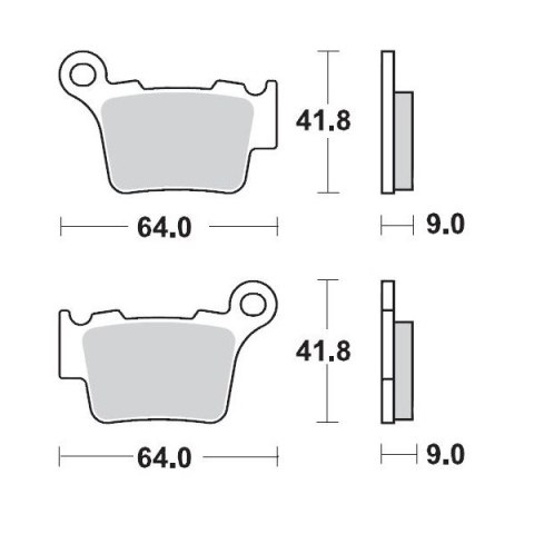 MOTO-MASTER KLOCKI HAMULCOWE KH368 SINTER METAL OEM: 11 (SINTERPRO RACING) KTM 200SX, 250SX, 450SX MOTO-MASTER KLOCKI HAMULCOWE KH368 SINTER METAL OEM: 11 (SINTERPRO RACING) KTM 200SX, 250SX, 450SX