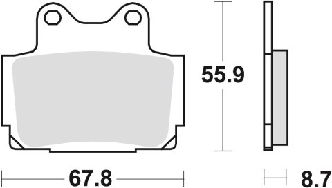 TRW ZF KLOCKI HAMULCOWE KH104 ORGANIC YAMAHA TZR 125 88-92, FZS 600 98-03, SRX 600 86-95, XJ 600 / DIVERSION 92-03, PRZÓD / TYŁ TRW ZF KLOCKI HAMULCOWE KH104 ORGANIC YAMAHA TZR 125 88-92, FZS 600 98-03, SRX 600 86-95, XJ 600 / DIVERSION 92-03, PRZÓD / TYŁ