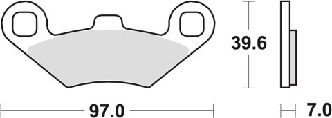 TRW ZF KLOCKI HAMULCOWE KH159 SINTER OFFROAD POLARIS SPORTSMAN 400 98-, SCRAMBLER 500 01-10, SPORTSMAN 700 / 800 07-09, PRZÓD/TY TRW ZF KLOCKI HAMULCOWE KH159 SINTER OFFROAD POLARIS SPORTSMAN 400 98-, SCRAMBLER 500 01-10, SPORTSMAN 700 / 800 07-09, PRZÓD/TY