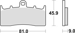 TRW ZF KLOCKI HAMULCOWE KH294 SINTER STREET BMW R 1100 S 01-05, R 1150 GS / ADV / R / RS 00-06, K 1200 LT 00-09, R 1200 C / CL 0