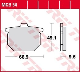TRW ZF KLOCKI HAMULCOWE KH31 ORGANIC HONDA CX 500 79-84, CB 750 77-81, CB 900 79-81, CBX 1000 '79, GL 1000 / 1100 78-81, PRZÓD/T