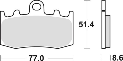 TRW ZF KLOCKI HAMULCOWE KH335 SINTER STREET BMW R 1100 S 01-05, R 1150 GS / ADV / R / RT 01-06, K 1200 GT / RS 01-08, K 1200 S 0 TRW ZF KLOCKI HAMULCOWE KH335 SINTER STREET BMW R 1100 S 01-05, R 1150 GS / ADV / R / RT 01-06, K 1200 GT / RS 01-08, K 1200 S 0