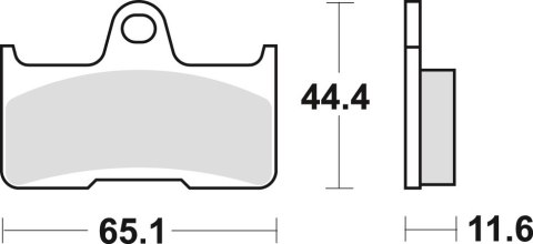 TRW ZF KLOCKI HAMULCOWE KH344 SINTER OFFROAD YAMAHA YFM 660 02-08, TYŁ TRW ZF KLOCKI HAMULCOWE KH344 SINTER OFFROAD YAMAHA YFM 660 02-08, TYŁ