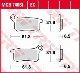 TRW ZF KLOCKI HAMULCOWE KH357 SINTER OFFROAD KTM SX 65 02-, SX 85 03-11, PRZÓD/TYŁ (PROMOCJA)