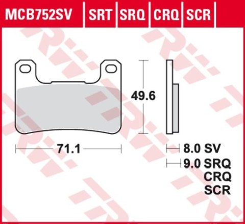 TRW ZF KLOCKI HAMULCOWE KH379 SINTER STREET KAWASAKI Z 900 18-, KLZ 1000 19-, H2 18-, Z 1000 10-, ZX10R 08-15, SUZUKI GSXR 600 / TRW ZF KLOCKI HAMULCOWE KH379 SINTER STREET KAWASAKI Z 900 18-, KLZ 1000 19-, H2 18-, Z 1000 10-, ZX10R 08-15, SUZUKI GSXR 600 /