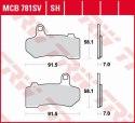 TRW ZF KLOCKI HAMULCOWE KH409 SINTER STREET HARLEY-DAVIDSON 1130 / 1250 / 1584 / 1690 / 1750 / 1800 / 1870 / 1923 06-21,TYŁ