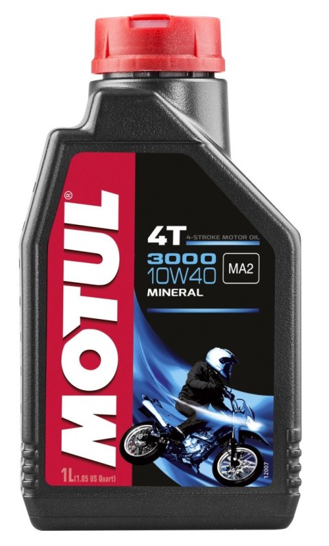 MOTUL OLEJ SILNIK 3000 4T 10W40 1L (MINERALNY) MOTUL OLEJ SILNIK 3000 4T 10W40 1L (MINERALNY)